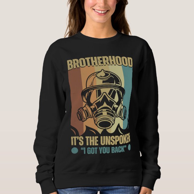 Sudadera Hermandad de Bomberos Tengo tu espalda (Anverso)