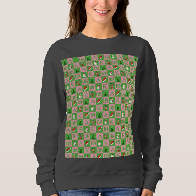 Sudadera Hermandad Griega Elegante Navidad 1908 (Anverso)