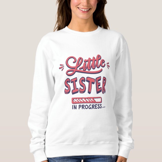 Sudadera Hermanita en camino (Anverso)