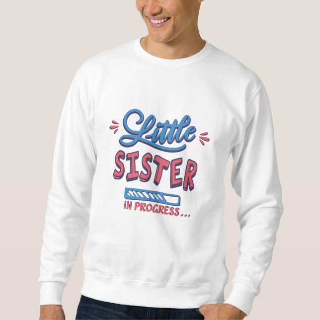 Sudadera Hermanita en camino (Anverso)