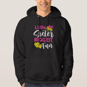Sudadera Hermanita Fanática Sofbol Hermana Adolescente Niña