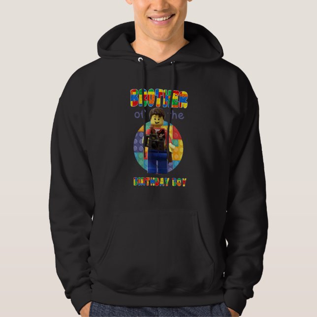 Sudadera Hermano Brick Builder Bloques Maestro Constructor (Anverso)