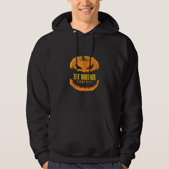 Sudadera Hermano Calabaza Grupo Familia Halloween Pa (Anverso)