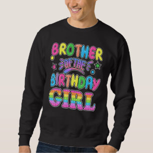 Sudadera Hermano Chica De Cumpleaños Pop It Unicornio Chica