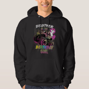 Sudadera Hermano Cuto De Un Monstruo Chica Chica Cumpleaños