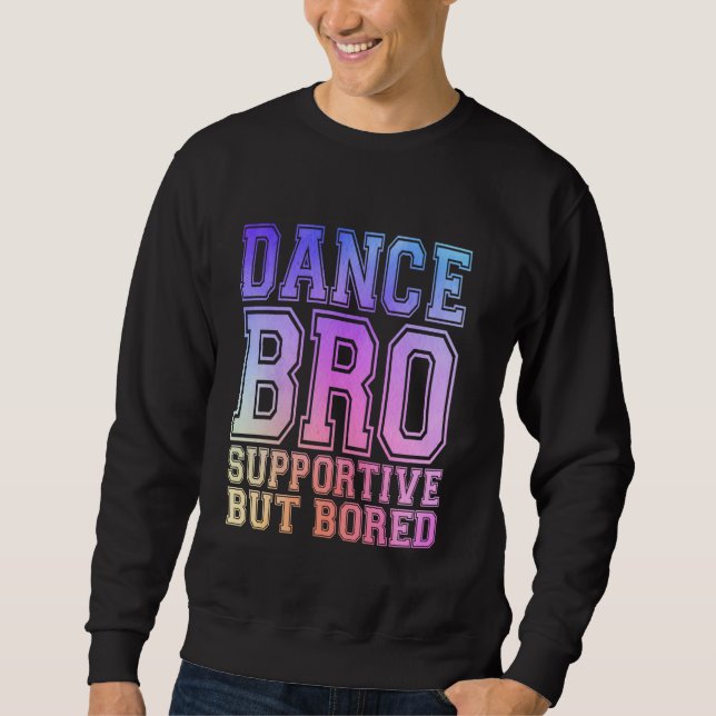 Sudadera Hermano de danza divertida pero aburrido (Anverso)