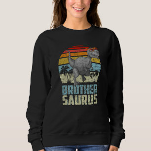 Sudadera Hermano de Dinosaurio Hermano Saurus Familia M