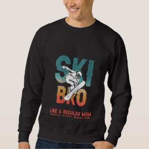 Sudadera Hermano de esquí femenino Divertido montaña esquí