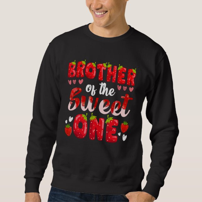 Sudadera Hermano De La Dulce Fiesta De Cumpleaños (Anverso)