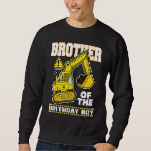 Sudadera Hermano De La Excavadora Vehículo De Construcción