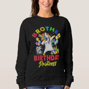 Sudadera Hermano De La Princesa De Cumpleaños Dabbing Unico