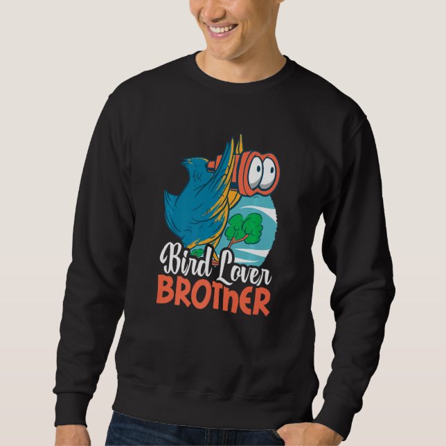 Sudadera Hermano de pájaro con un pájaro (Anverso)