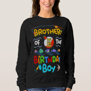 Sudadera Hermano Del Cumpleaños De Un Muchacho De Mar De Pe