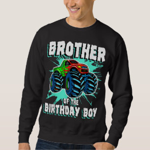 Sudadera Hermano del cumpleaños del monstruo de cumpleaños