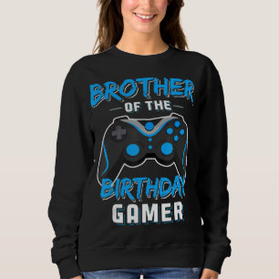 Sudadera Hermano Del Jugador De Cumpleaños Niño Jugando