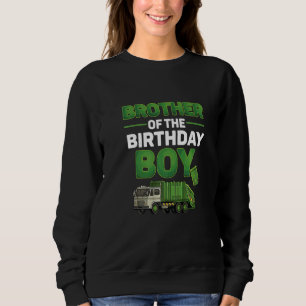 Sudadera Hermano Del Niño De Cumpleaños Camión De Basura Pa