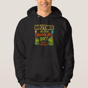 Sudadera Hermano Del Niño De Cumpleaños Rawr Tyrannosaurus 