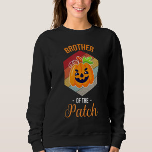 Sudadera Hermano Del Parche Familia Halloween Bro Niños Niñ