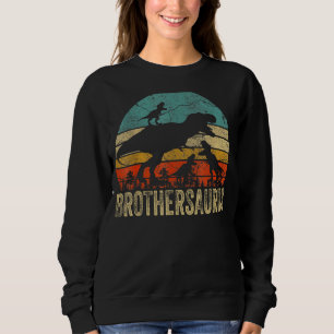 Sudadera Hermano Dinosaurio Brothersaurus 3 Dos Niños Chris