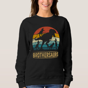 Sudadera Hermano Dinosaurio Rex Brothersaurus 4 Niños Padre