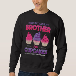 Sudadera Hermano Divertido Amante de la Repostería Dulces S
