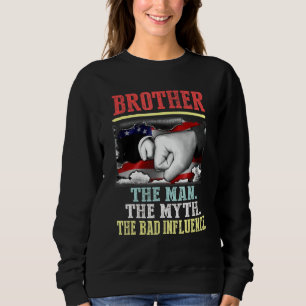 Sudadera Hermano El Hombre Mito Mala Influencia Vieja Estad