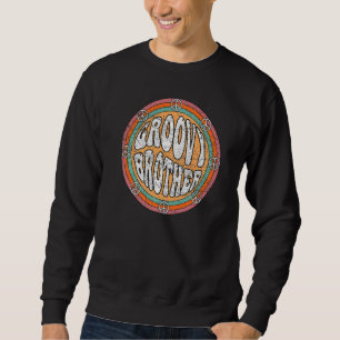 Sudadera Hermano Groovy Hermano Retro Hermano Estético de l