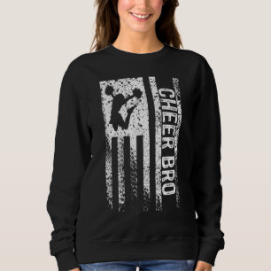 Sudadera Hermano Hermano Vintage Bandera Americana Hermano