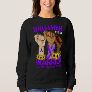 Sudadera Hermano Mano De Un Guerrero Encabeza Sensibilizaci