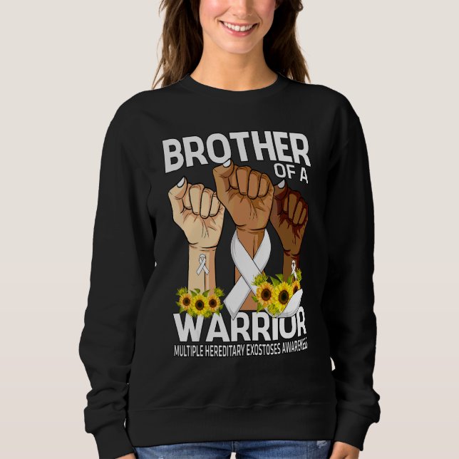 Sudadera Hermano Mano De Un Guerrero Múltiples Exos Heredit (Anverso)