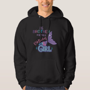 Sudadera Hermano Mayor De La Cumpleañera Sirena Coincidente