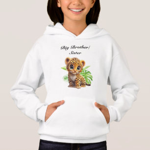 Sudadera Hermano Mayor Hermana Mayor Leopardo Salv