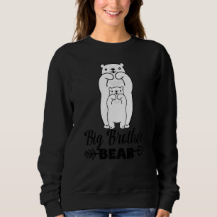 Sudadera Hermano Mayor Oso Orgulloso Hermano Mayor Pareja F