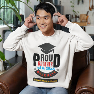 Sudadera Hermano orgulloso del graduado de la familia