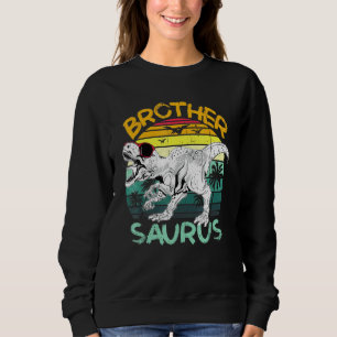 Sudadera Hermano Saurus Dinosaurio Familia T Rex Vint