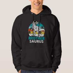 Sudadera Hermano Saurus Dinosaurio Familia T Rex Vint