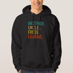 SUDADERA HERMANO TÍO AJEDREZ NAVEGANDO JUEGO DE ESTRATEGIA