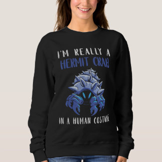 Sudadera Hermit Crab Human Costume Sea Animals Hermit Crab 
