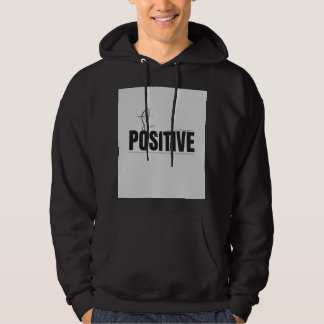 Sudadera Hermosa camiseta negra con texto.