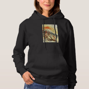 Sudadera Hermosa cerezo japonés florece en el monte Sakura 