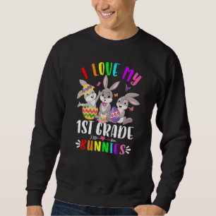 Sudadera Hermosa conejita me encanta mi conejo de primer gr
