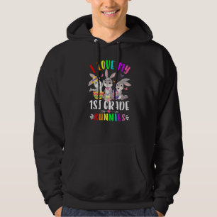 Sudadera Hermosa conejita me encanta mi conejo de primer gr
