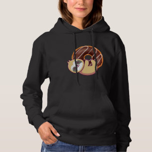 Sudadera Hermosa eslogan colgando el arte del donut