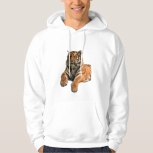 Sudadera Hermosa foto del tigre de Bengala y sus patas