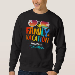 Sudadera Hermosa isla de Roatan Trajes De Confrontación Fam