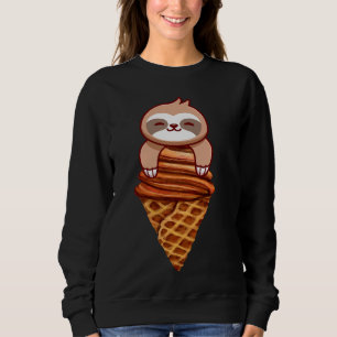 Sudadera Hermosa Leche Y Arte De Cono De Helado