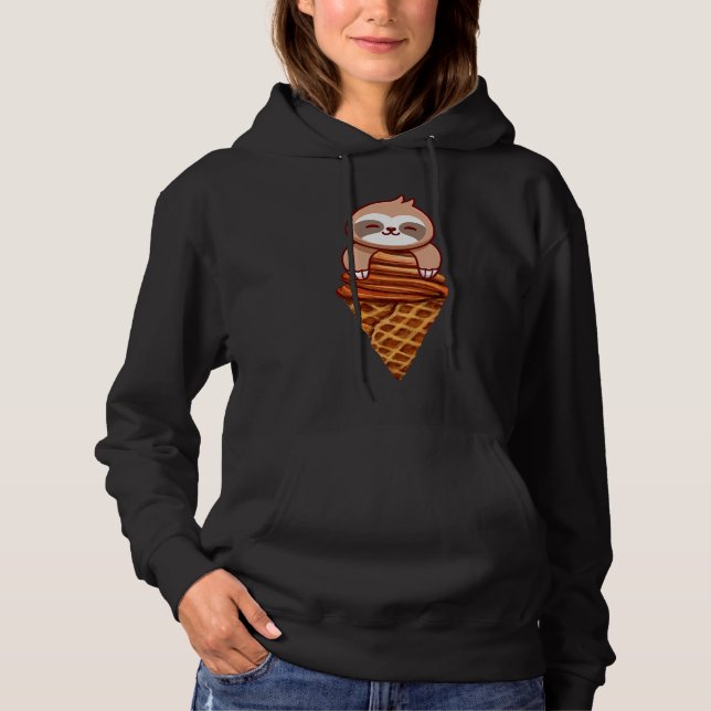 Sudadera Hermosa Leche Y Arte De Cono De Helado (Anverso)