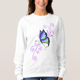 Sudadera Hermosa mariposa Resumen arte para usar