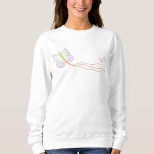 Sudadera Hermosa Mariposa Resumen Arte Usable