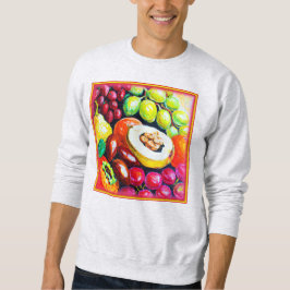 Sudadera Hermosa mezcla de pintura de frutas de uva. ¡Hazte